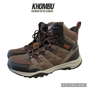 NWT! Khombu Men's Atwood Waterproof Hiking outdoors Boots size 10.5
